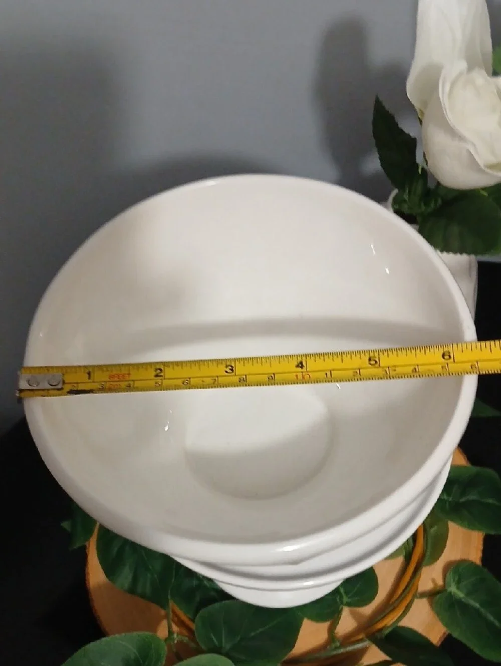 Pottery Barn Chocolate Ceramic Dessert Bowl Brown & White Drip
